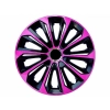 Kołpaki EXTRA STRONG pink - black 16