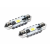 Żarówka VISION Festoon SV8.5 36 mm 12/24V 2x 3570 SMD LED, CANBUS, biała, 2 szt.