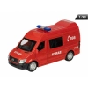 Model 1:32, Mercedes-Benz, Straż, czerwony, posiada sygnały świetlne i głosowe