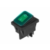 Przełącznik elektryczny DC 12V/24V, zielony