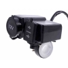 Ładowarka motocyklowa 2x USB 4.2A z woltomierzem i gniazdem zapalniczki EURO