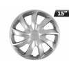 Kołpaki QUAD silver 15", 4 szt.