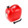 Kanister plastikowy na paliwo, 20L, owalny, czerwony