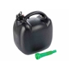 Kanister plastikowy na paliwo, 10L, owalny, czarny