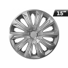 Kołpaki STRONG silver lacquered + ring 15", 4 szt.