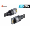 Żarówka VISION W16W (T15) 12/24V 4x 3020 SMD LED, nonpolar, CANBUS, pomarańczowa, 2 szt.