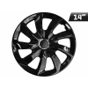 Kołpaki STIG black laquered + ring 14", 4 szt.