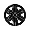 Kołpaki FAST black lacquered + ring 16
