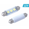 Żarówka VISION Festoon SV8.5 41mm 12V 3x 5050 SMD LED, biała, 2 szt.