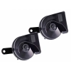 Klakson 12V, 118 dB, dwutonowy, ślimakowy, średnica 85 mm, prosty, homologacja E9, 2 szt.