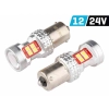 Żarówka VISION R5W/R10W BA15s 12/24V 13x 3030 SMD LED, nonpolar, CANBUS, biała, 2 szt.