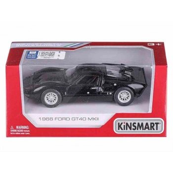 Model 1:32, Kinsmart, 1966 Ford GT40 MKII, czarny
