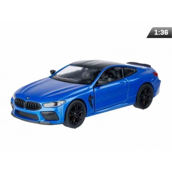 Model 1:38, Kinsmart, BMW M8 Competition Coupe, niebieski