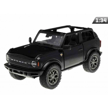 Model 1:34, 2022 Ford Bronco Open Top, czarny (A11767CZ)