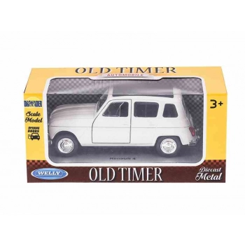 Model 1:34, Renault 4, biały (A880REN4B)