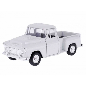 Model 1:34, 1955 Chevrolet Stepside Pick Up, biały (A00880CHSB)
