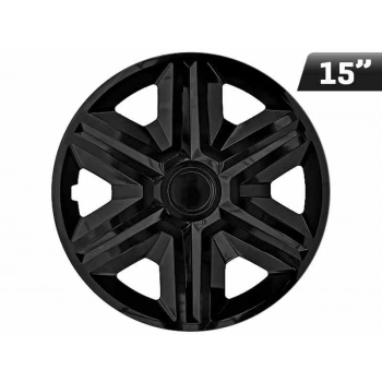Kołpaki ACTION black 15", 4 szt.