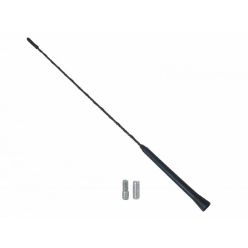 Maszt antenowy 41 cm z 2 adapterami: 5 i 6 mm
