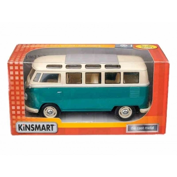 Model 1:24, 1962 VW Classical Bus, zielono-kremowy (A05755CBZK)