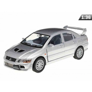 Model 1:36, Mitsubishi Lancer Evolution VII, srebrny (A11760)