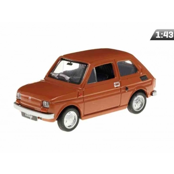 Model 1:43, FIAT 126P PRL, brązowy