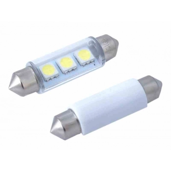 Żarówka VISION Festoon SV8.5 41mm 24V 3x 5050 SMD LED, biała, 2 szt.