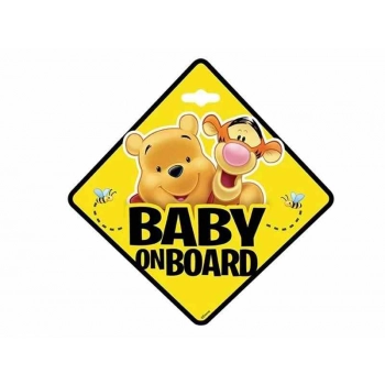 Tabliczka Baby On Board, Kubuś Puchatek