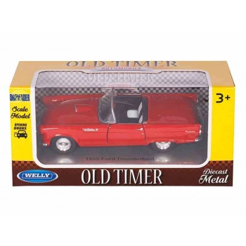 Model 1:34, FORD Thunderbird 1955, czerwony (A00875FTC)