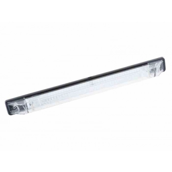 Lampa pozycyjna diodowa 12/24V bezbarwny klosz, czerwone światło
