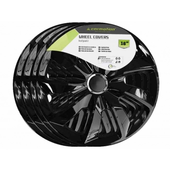 Kołpaki STIG black laquered + ring 16