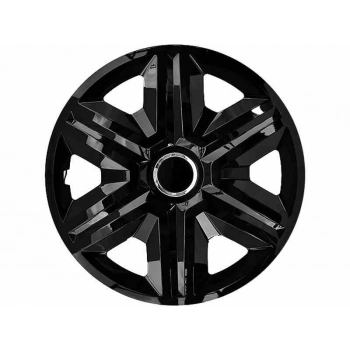 Kołpaki FAST black lacquered + ring 14