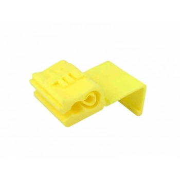 Szybkozłączki elektryczne, żółte, 4-6mm kw, 12-10 AWG, 24A max, 4 szt.