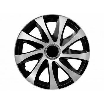 Kołpaki DRIFT EXTRA silver - black 15