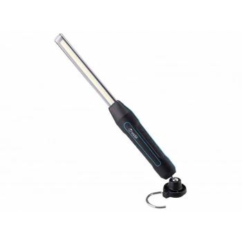 Lampa warsztatowa super cienka, 10W 800 lm COB LED + 3W 200 lm LED, akumulatorowa, IK08, IP67, z magnesem