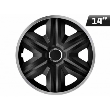 Kołpaki FAST LUX silver 14", 4 szt.