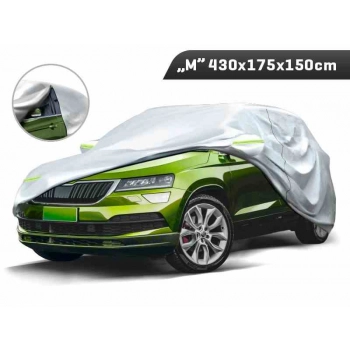 Pokrowiec na SUV "M" 430x175x150 cm, 3-warstwy, odblaski, suwak przy drzwiach