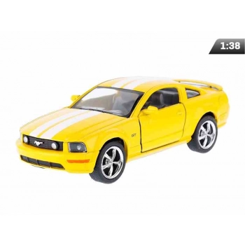 Model 1:38, Kinsmart, FORD Mustang GT 2006, żółty (A730FMGTZT)
