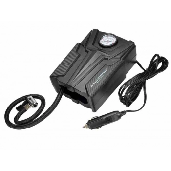 Kompresor powietrza DC 12V, 150 PSI, z analogowym ciśnieniomierzem, 4 adaptery
