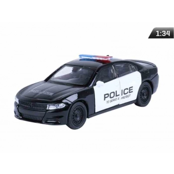 Model 1:34, 2016 DODGE Charger R/T, POLICE, czarny (A876DOCPC)