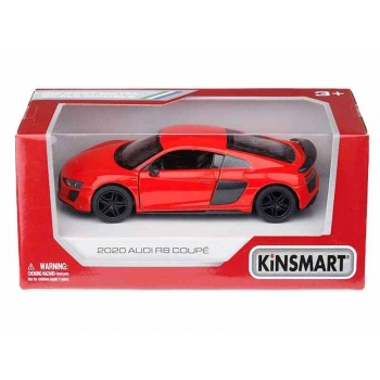 Model 1:36, Kinsmart, Audi R8 Coupe (2020), czerwony