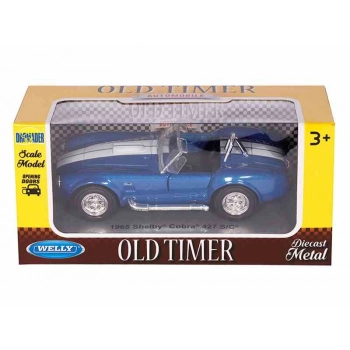 Model 1:34, 1965 Shelby Cobra 427 S/C, granatowy (A008751SCG)