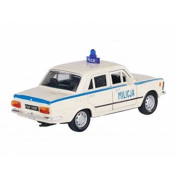 Model 1:34, PRL FIAT 125p MILICJA, biały (A884F125MIB)