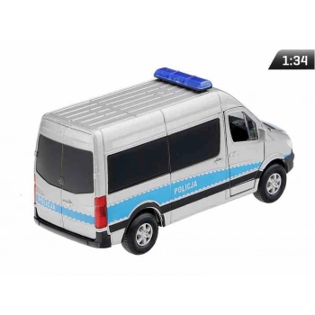 Model 1:34, Mercedes-Benz Sprinter POLICJA, srebrny (A884MBSPOS)