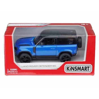 Model 1:36, Kinsmart, Land RoverDefender, niebieski (A747LRDNI)