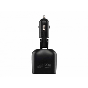 Ładowarka 2x USB 3.4A max + woltomierz 8-30V z alarmem niskiego napięcia