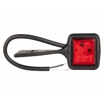 Lampa obrysowa wisząca biało - czerwona, prawa