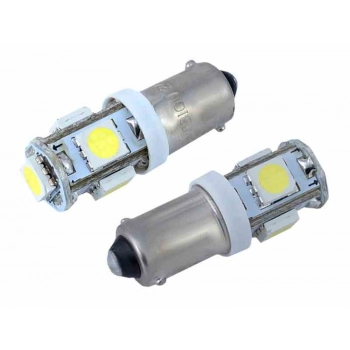 Żarówka VISION T4W BA9s 24V 5x 5050 SMD LED, biała, 2 szt.