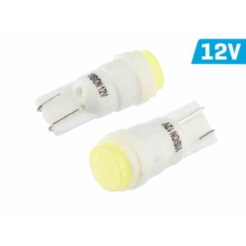 Żarówka VISION W5W (T10) 12V 1x COB LED, biała, 2 szt.