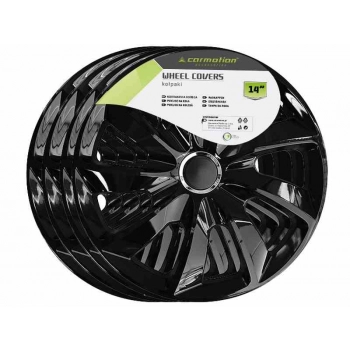 Kołpaki STIG black laquered + ring 14