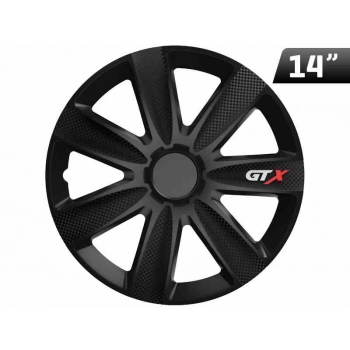 Kołpak GTX carbon / black 14``, 1 szt.